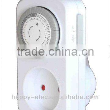 24H Mechanical Daily PC Plug In Timer