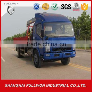 best selling china made truck with loading crane