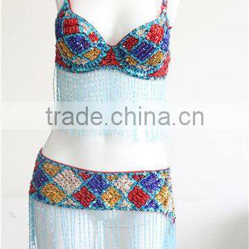 DS-016 new design sexy carnival party dance bikini & ballroom bra