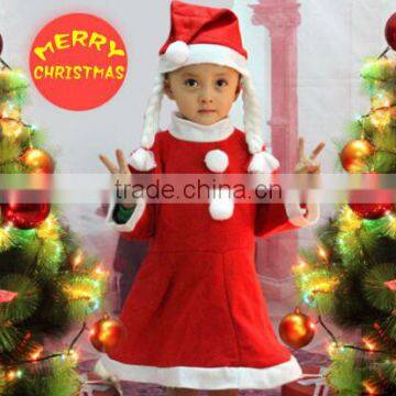 Christmas decoration, christmas garment for 4-6 year old girl, non-woven costumes