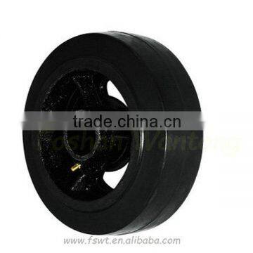 Heavy Duty Exporting B Style Wear-resistant Iron Core Rubber Caster And Casters