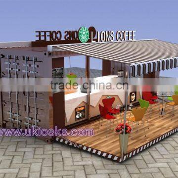 20 feet container shop design / outdoor food store / coffee shop design for sale