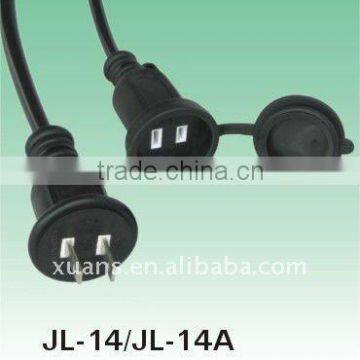 PSE standard japan waterproof plug extension cord JL-14/JL-14A