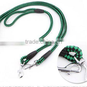 custom print logo nylon material retractable dog leash for running collar