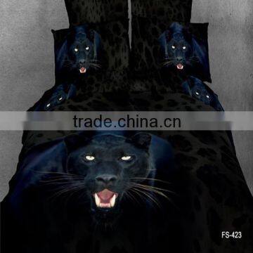 Reactive3D animal bedding set,100% cotton printed