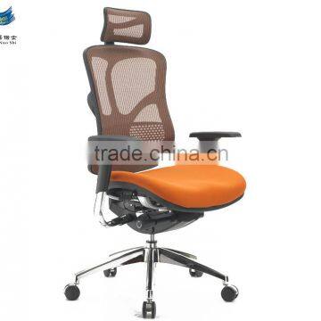 fabric chair,comfortable appearance office chair with aluminum alloy