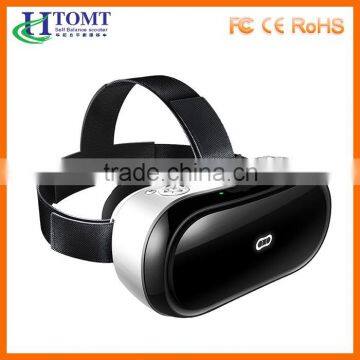 Aspheric resin lens angle of 93, 3D VR case long tength focal phone virtual reality glasses with RAM and ROM