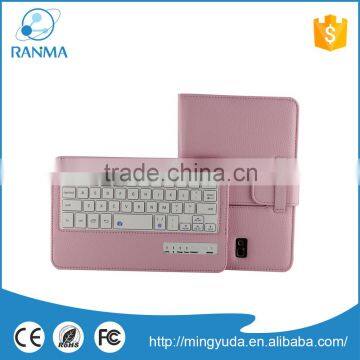 Litchi Texture Magnetic Flip Leather Keyboard Case for 8.4 Inch Tablet PC