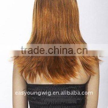 Sell long red straight Ladies's full lace hair wig manufacture