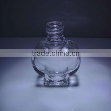 heart shaped glass nail bottle