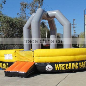 Wrecking ball interactive inflatable games,Hot adults inflatable wipeout ball Jousting games