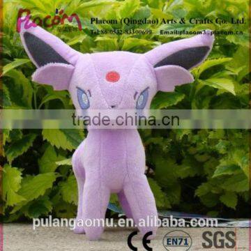 Cheap High-quality Cute Plush Pokemon Animal Doll Stuffed Rare Espeon Toy for Wholesale