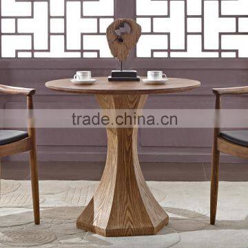 Wholesale round wooden tea table design wooden dining table