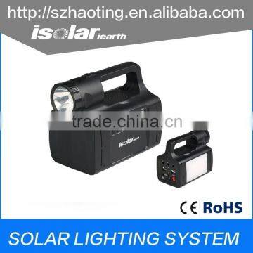 2W IS-1366S Portable Phone Chargers Solar Lanterns, Rechargeable 6V 4500mAh Lead-acid Battery photo-2