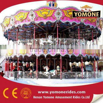 Hot Selling Luxury Double Deck Carousels Horse Amusement Rides for Kids