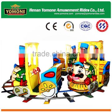 Good price electric track train machine amusement track train rides mini train for sale