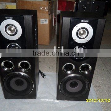 home theater 2.0 big active tower speakers 100w