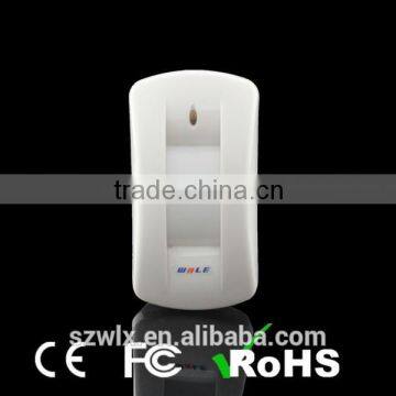 Precision curtain direction-identity wireless motion detector