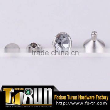 Wholesale clear diamond crystal stone rivets for dog collars