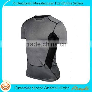 Cheap custom dri fit gym bodybuilding shirt for men