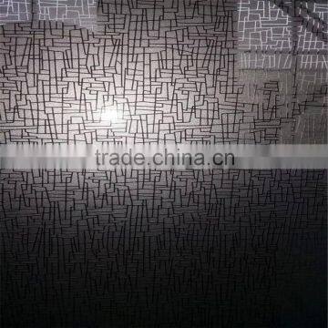 Decorative Laminated Painted Glass for Wardrobe Sliding Door Glass photo-3