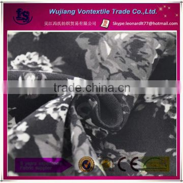 Wu jiang manufacture supply printed lam lam fabric/10s lam lam fabric for trousers