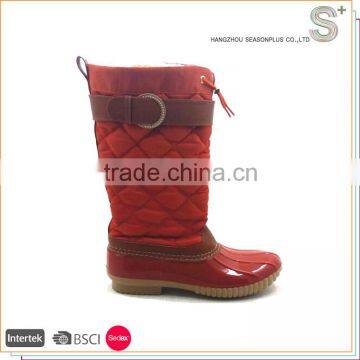 OEM Top Brand High Quality duck rainboot for ladies