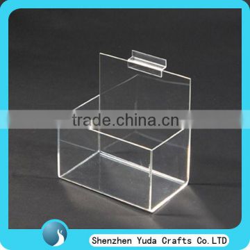 manufacture acrylic slatwall box,plexiglass candy box