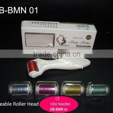 (Replaceable roller head) Body dermaroller exposed skin care 1080 dermarollers