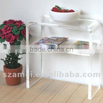 15mm clear console table 500mm wide