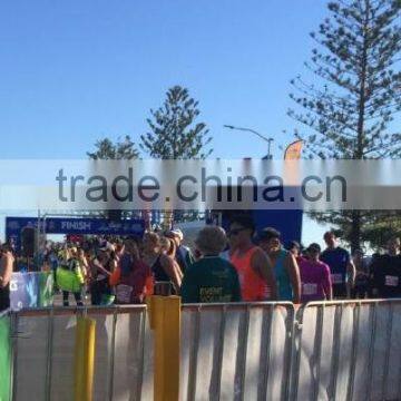 Hot Dipped Galvanized Crowd Barrier,Temporary Road Fence,Galvanized Steel Security Control Barrier,Used Concert Crowd Barricade