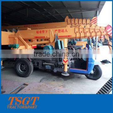 hydraulic power 3 ton mini lifting vehicle from diesel tricycle