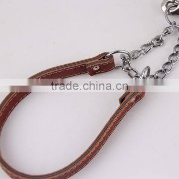Personalized Design Functional Pet Collar Dog Leash Leather Dog Leash for Training Walking, Real Leather Dog Leash Made in China photo-5