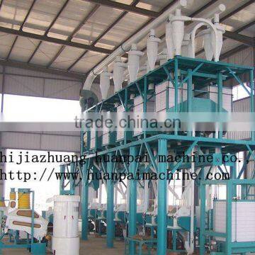 Huanpai 80tpd mazie flour machine corn flour making machine flour mill plant