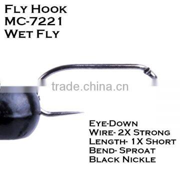 High carbon steel Tying wet fly tying fishing hooks