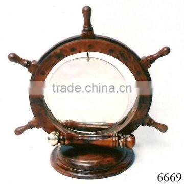 Table Decoration Wooden Ship Wheel / Nautical Ship Wheel