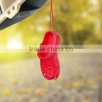 Hanging crocs shoe car air freshener