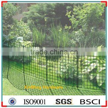 pvc coated cheap wrought iron fence garden gate