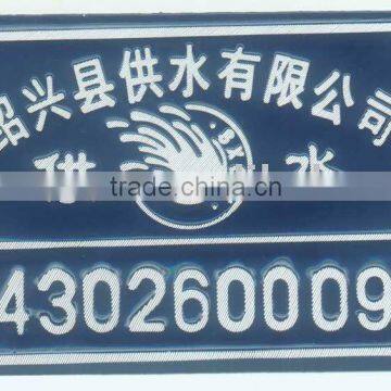 equipment metal tags