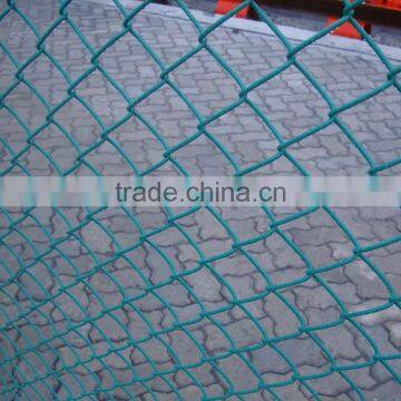 lowest price galvanized chain link fence factory in china