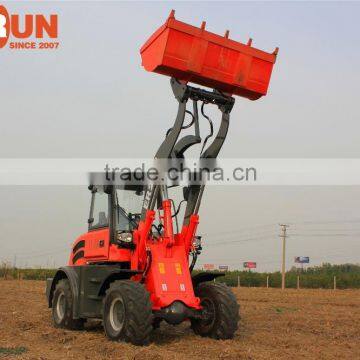 Qingdao Everun ER20 Front Loader Type Compact Wheel Loader With Wooden Forks photo-3