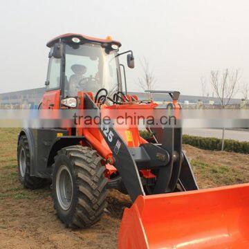 ER25 Small Construction Loader with Pallet Forks