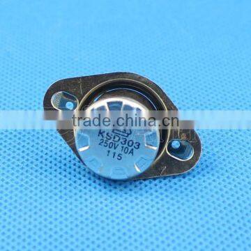 KSD301 Manual Reset Thermostat 10/15A 250VAC NO/NC 55~180 Degree KSD301N-OF1 With Loose Collar photo-2