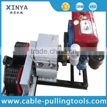 Double Capstan 5T Cable Pulling Winch With Diesel Engine photo-2