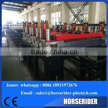 Environmental friendly water proof PVC crust foam board extruder
