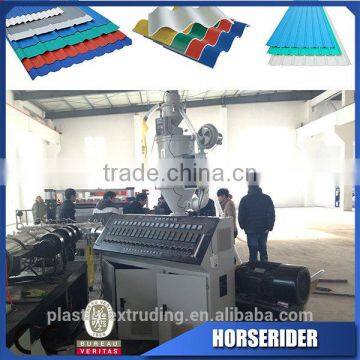 Most Popular Plastic Tile Sheet Plate Roofing Making Machine Producer photo-5