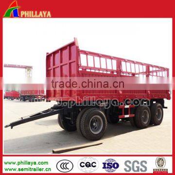 Export Cheap Price Drawbar Side Wall Car Agricultural Mini Power Tiller Trailer and Axle photo-6