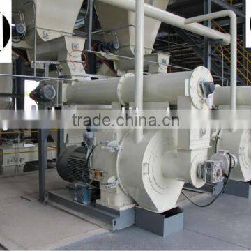 CE/GOST/SGS 4t/h biomass wood shavings pellet line