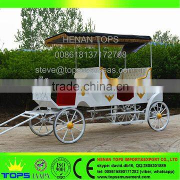 HENAN TOPS Park Horse Carriage MC-11 for Sale Tourist Car photo-5