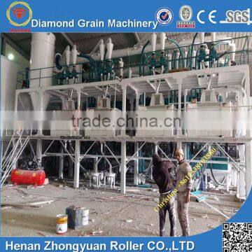 whole set grain flour mill for maize and wheat